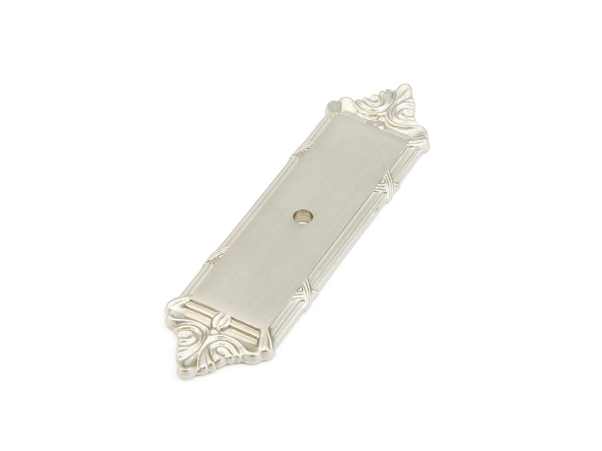 satin nickel backplate