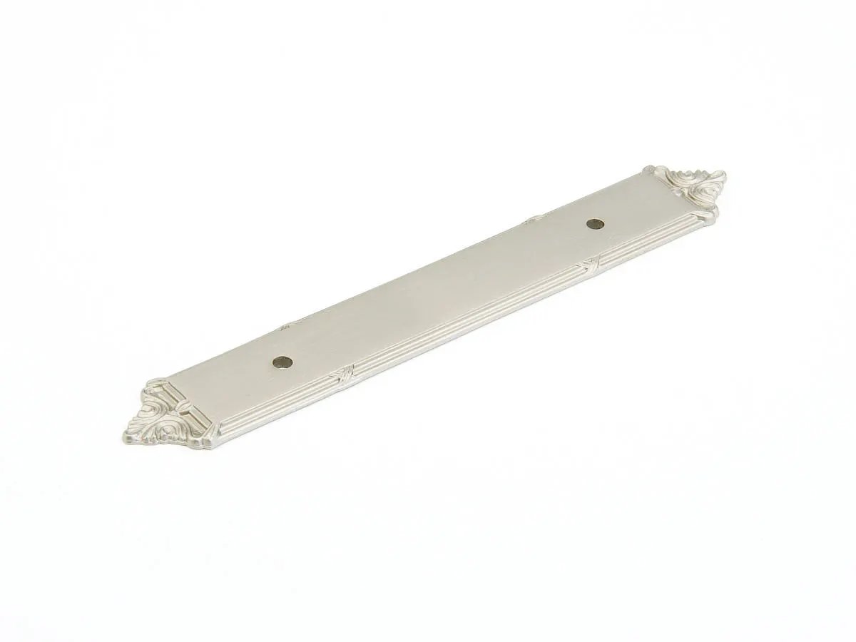 satin nickel backplate