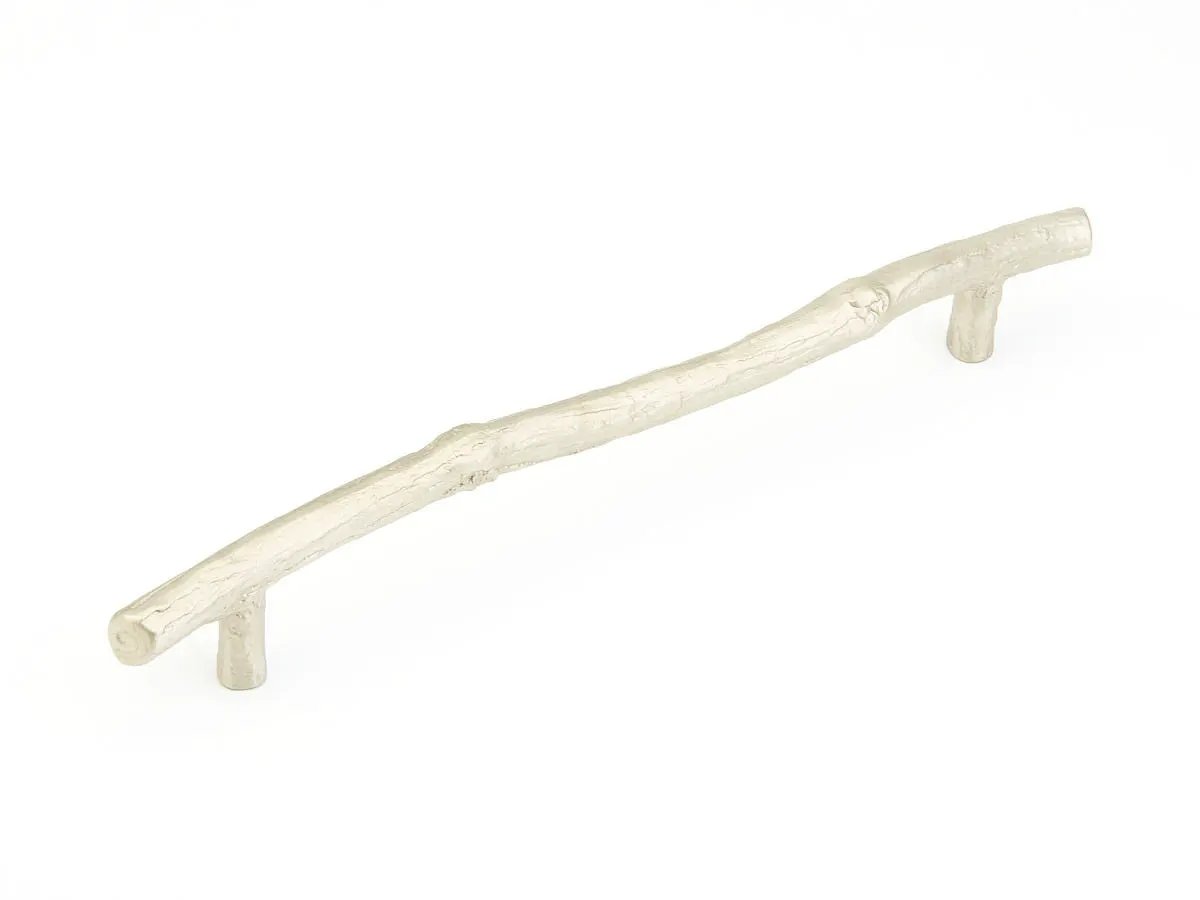 antique silver appliance pull