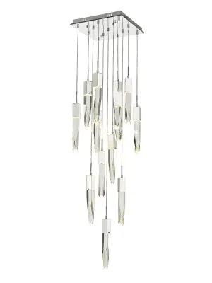 chrome flushmount pendant