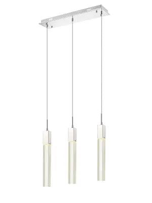polished chrome flushmount pendant