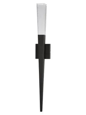 black wall sconce