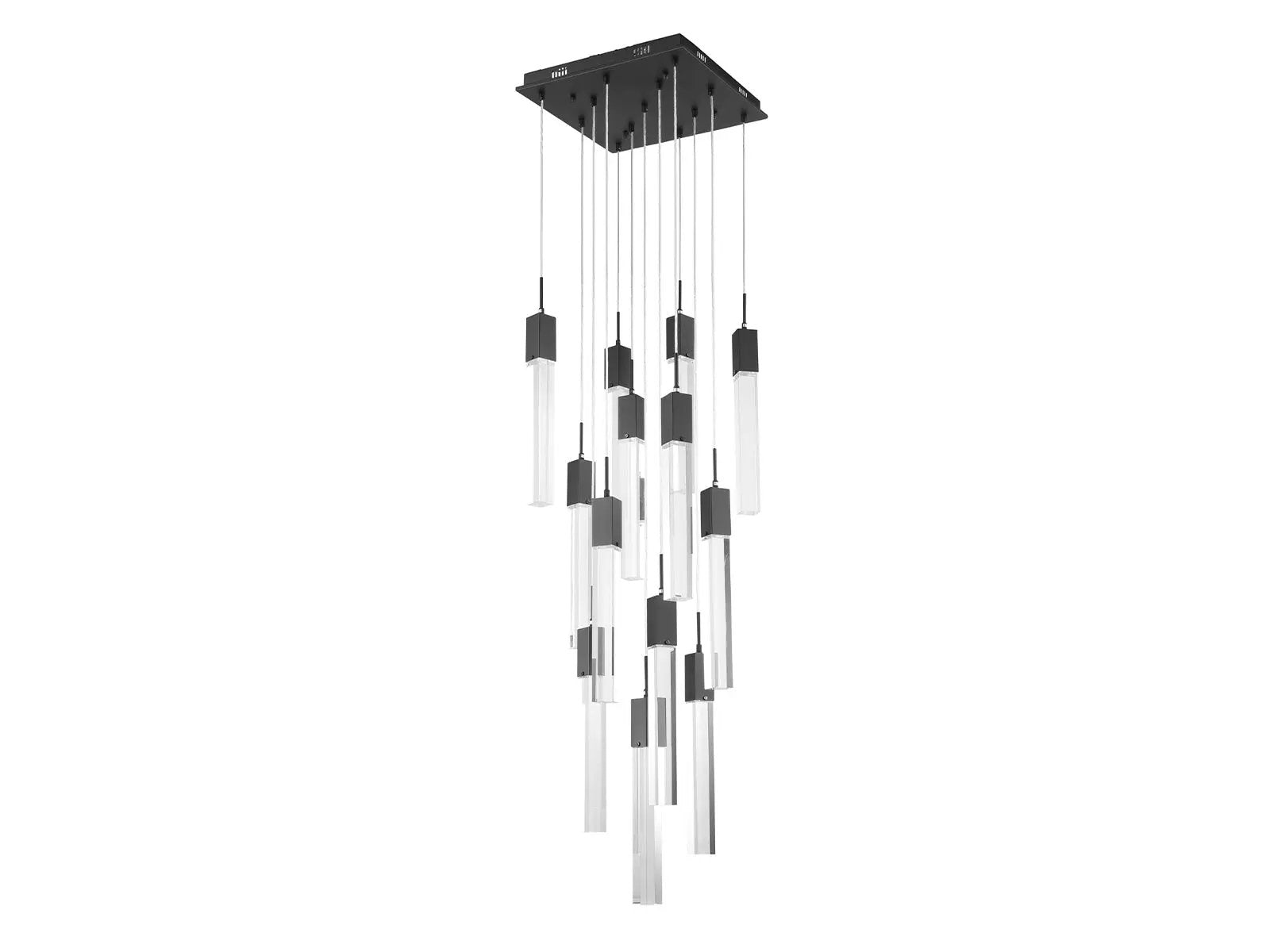 black flushmount pendant