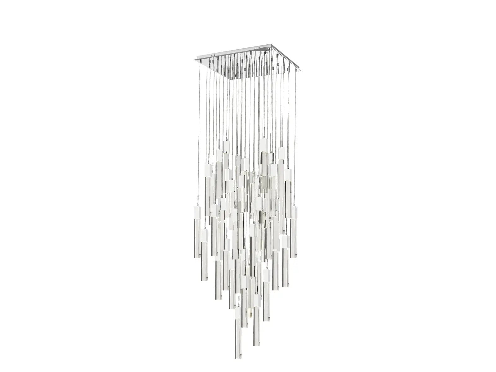 chrome flushmount pendant