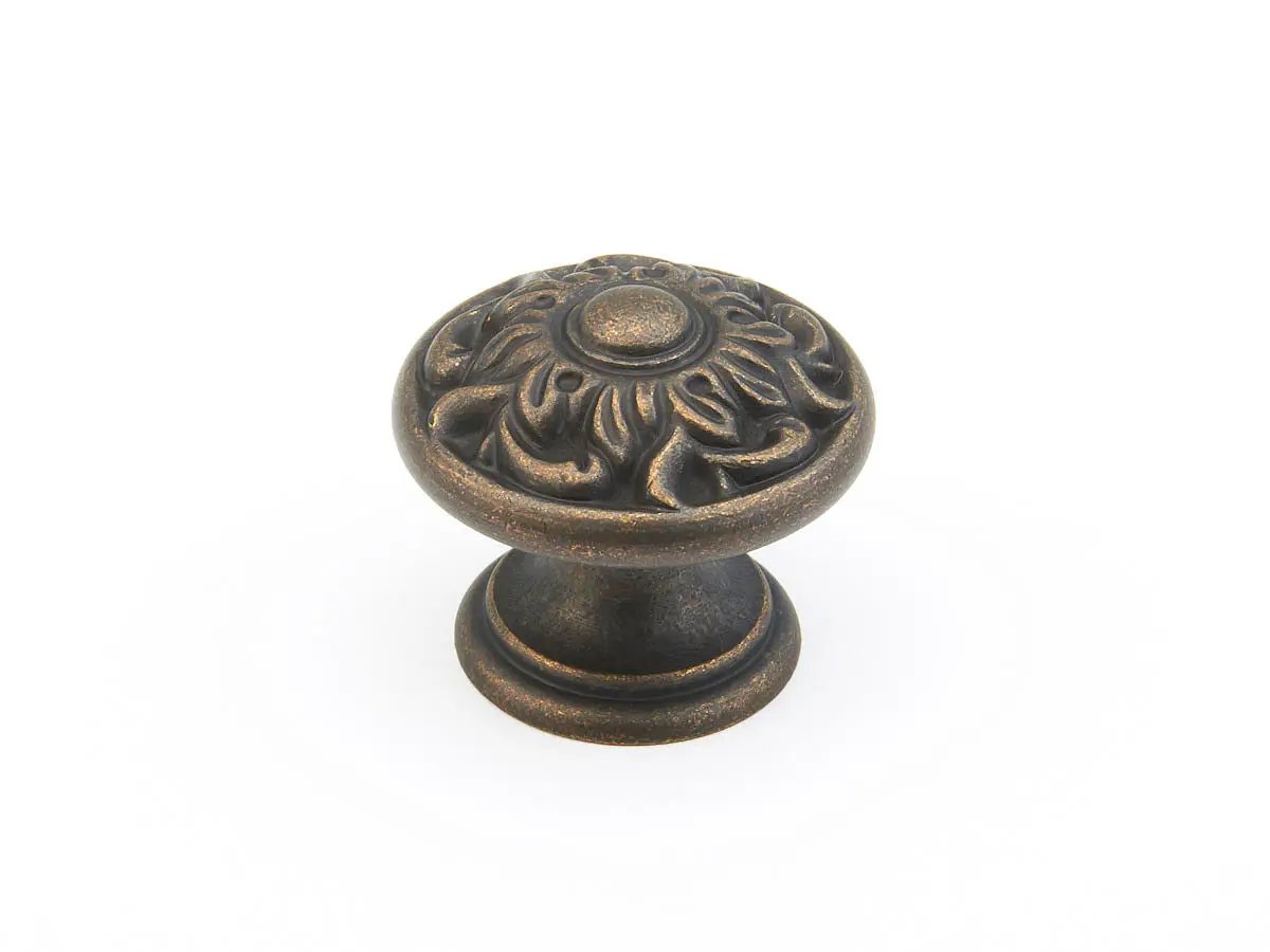 ancient bronze cabinet knob