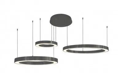 polished black hanging chandelier