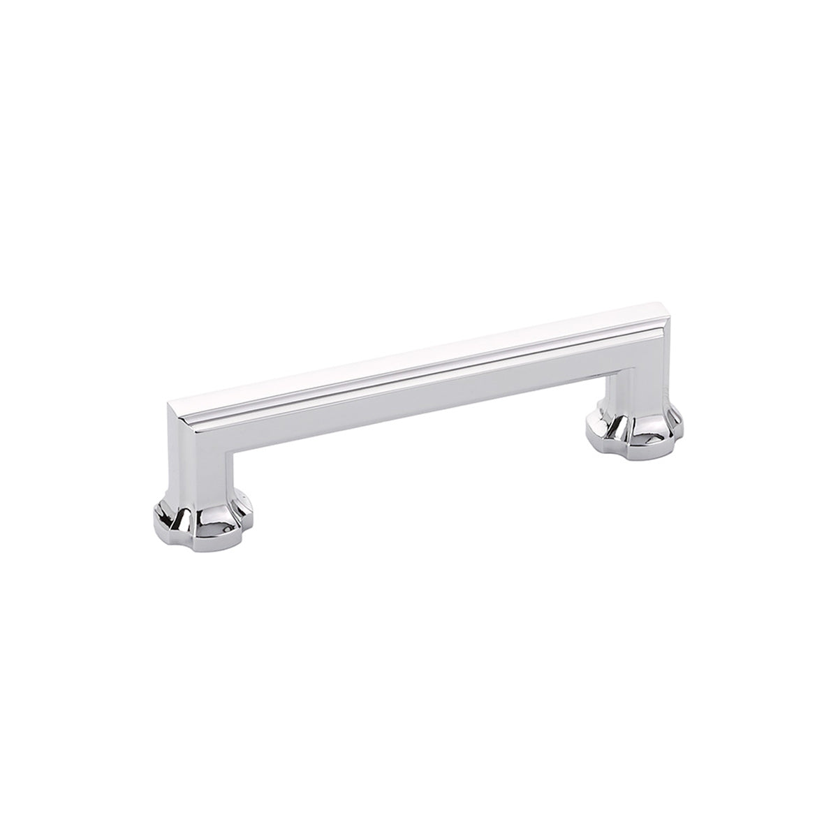 polished chrome cabinet pull