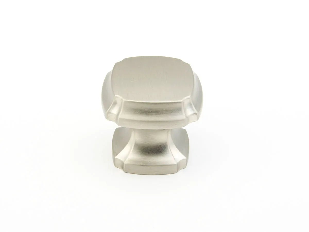 satin nickel cabinet knob