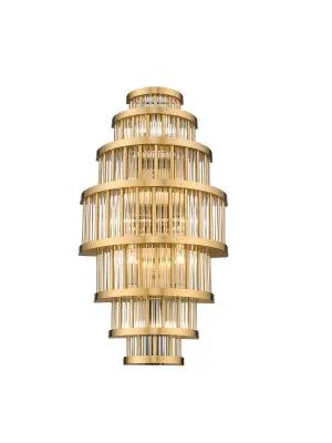 antique brass wall sconce