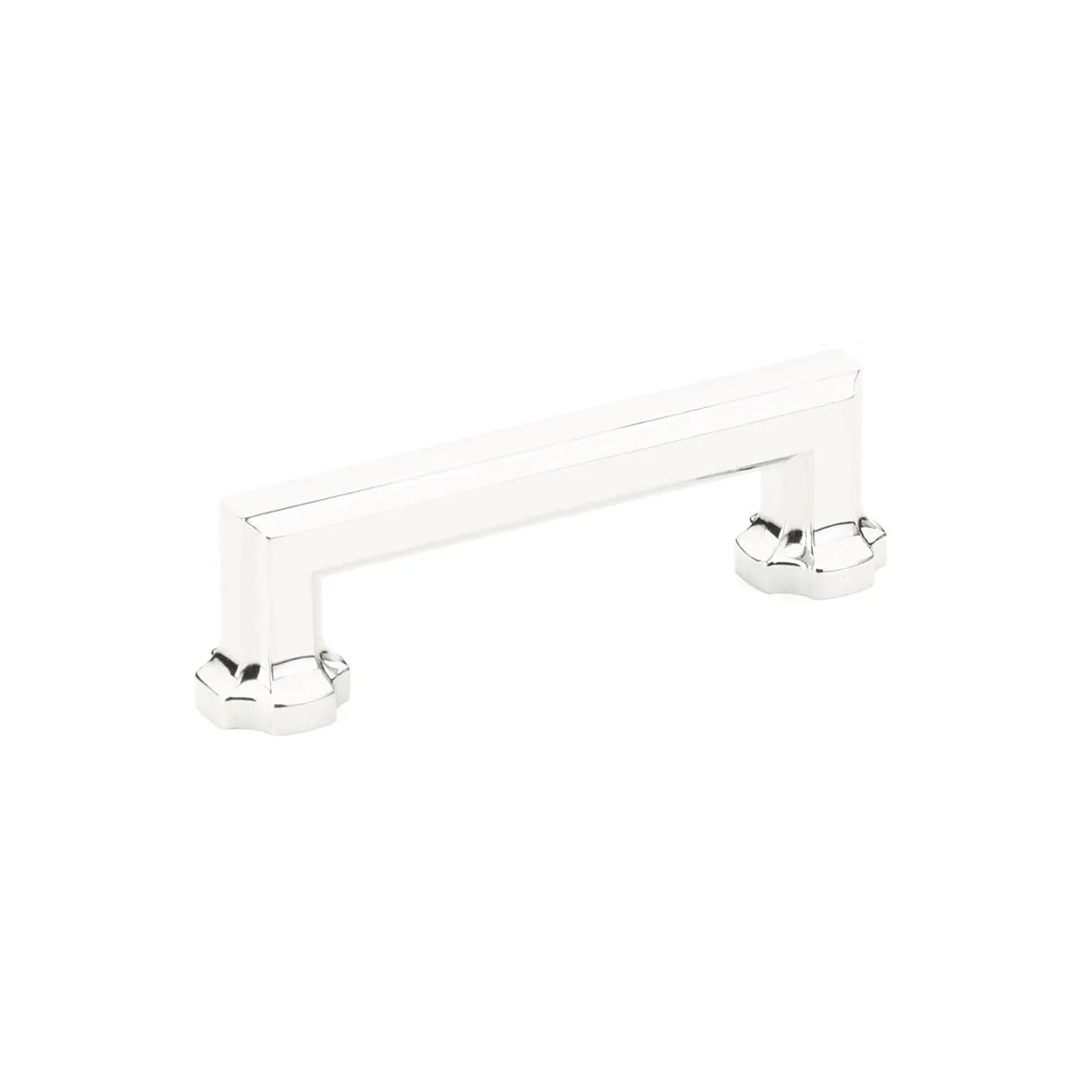 polished chrome cabinet pull