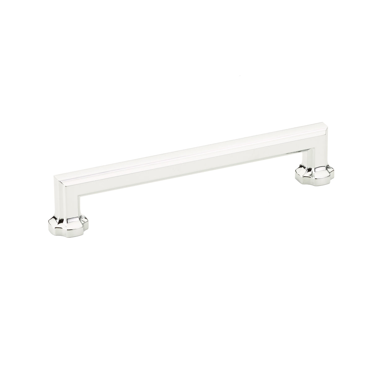 polished chrome cabinet pull