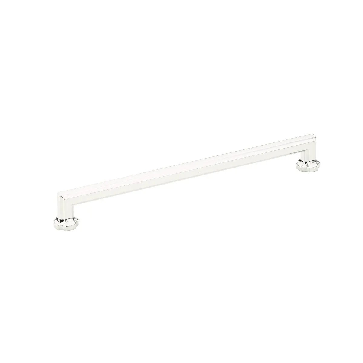polished chrome cabinet pull