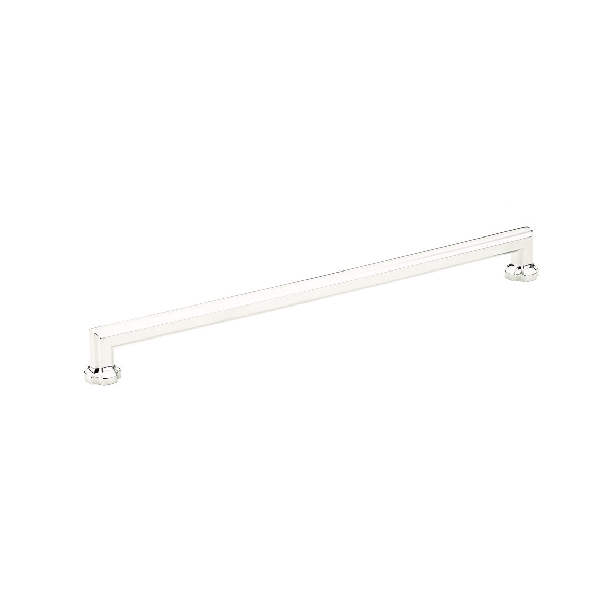 polished chrome cabinet pull