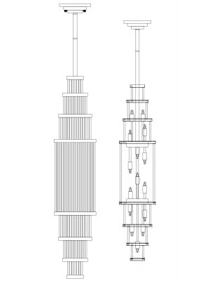 antique brass pendant