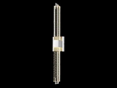 polished nickel wall sconce