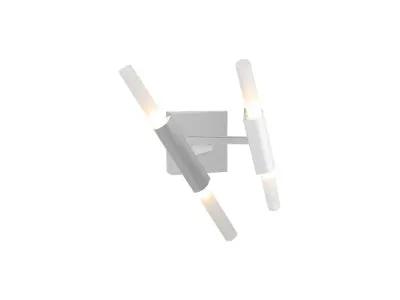polished nickel wall sconce