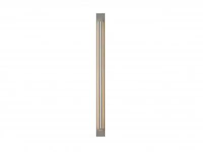 silver LED wall sconce