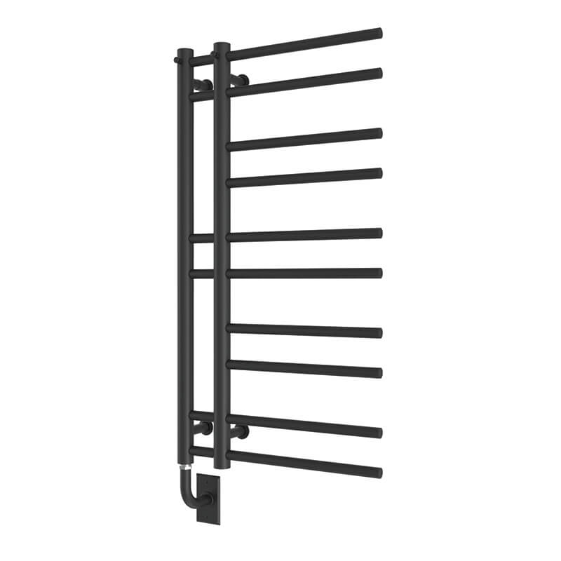 Matte black towel Warmer