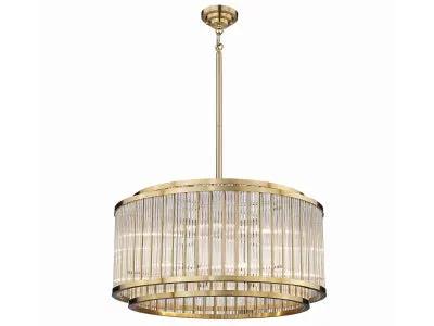 antique brass hanging chandelier