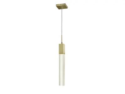 brushed brass single pendant