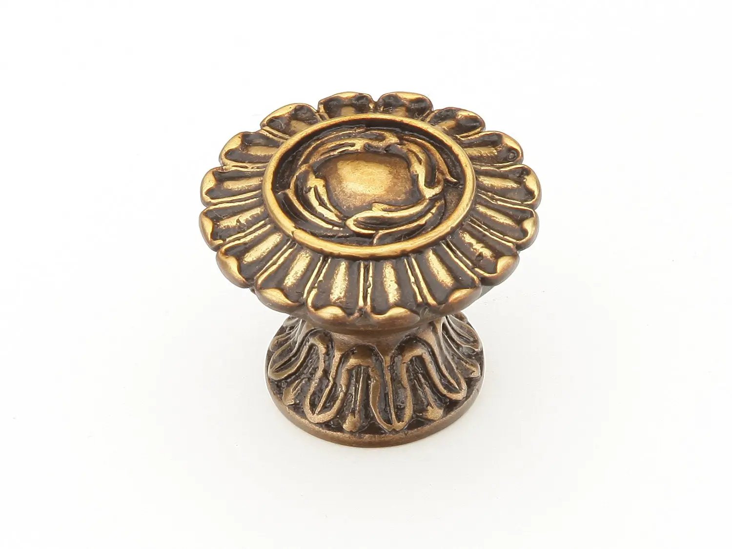 dark italian antique cabinet knob