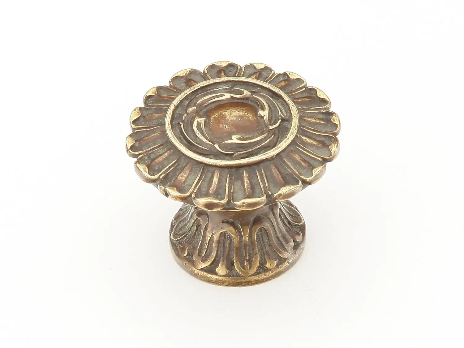 monticello brass cabinet knob