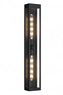 black wallmount sconce