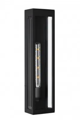 black wallmount sconce