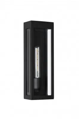black wallmount sconce