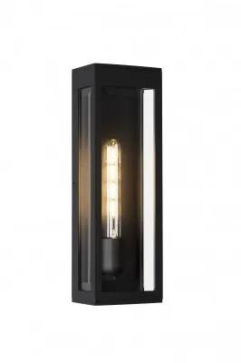 black wallmount sconce