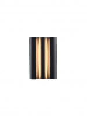 black wallmount sconce