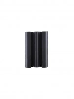 black wallmount sconce
