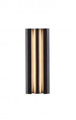 black wallmount sconce
