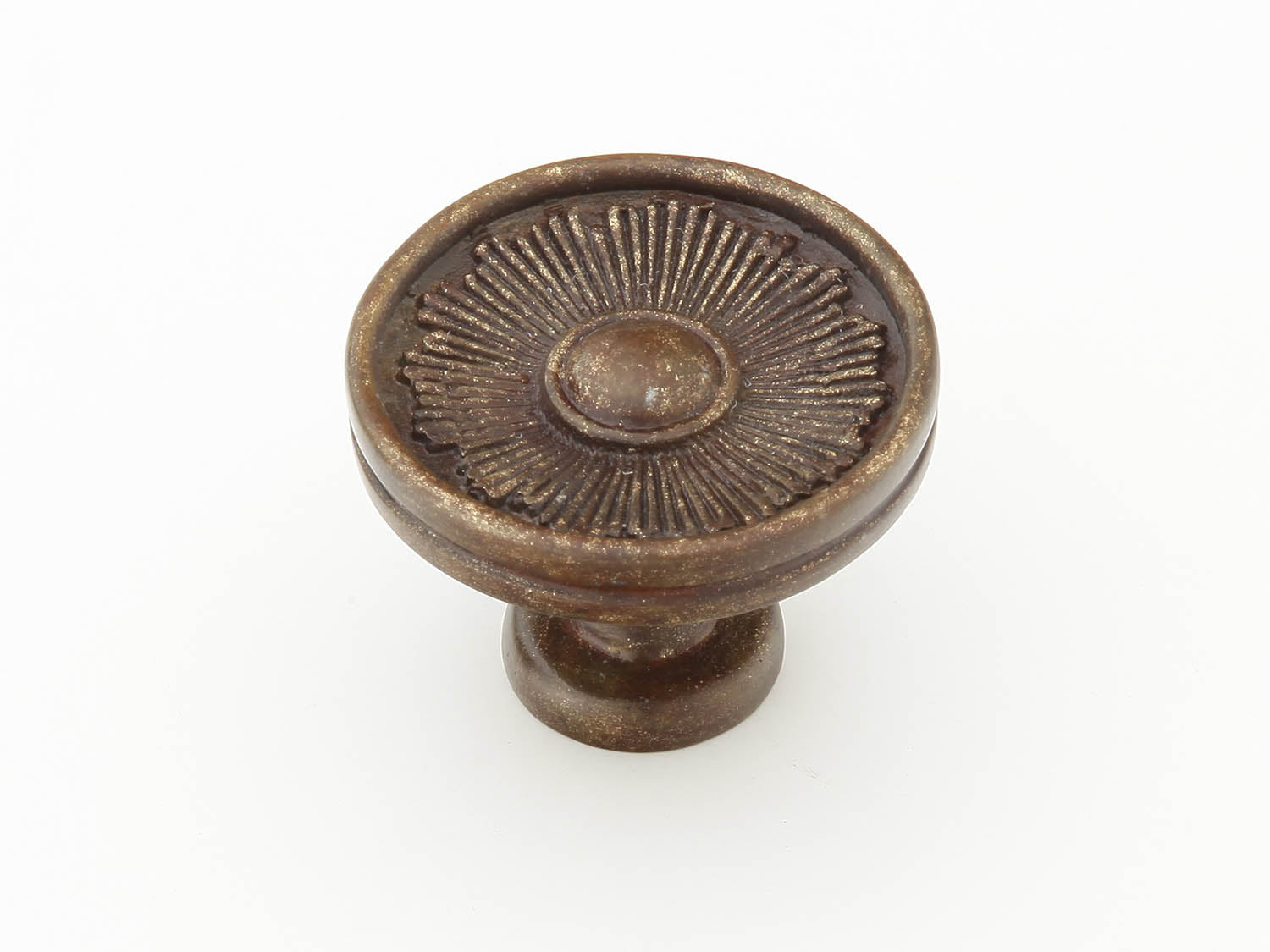 highlighted bronze cabinet knob