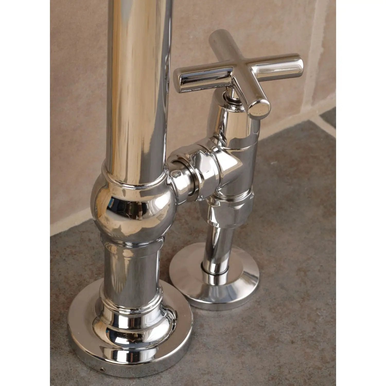 chrome valve set