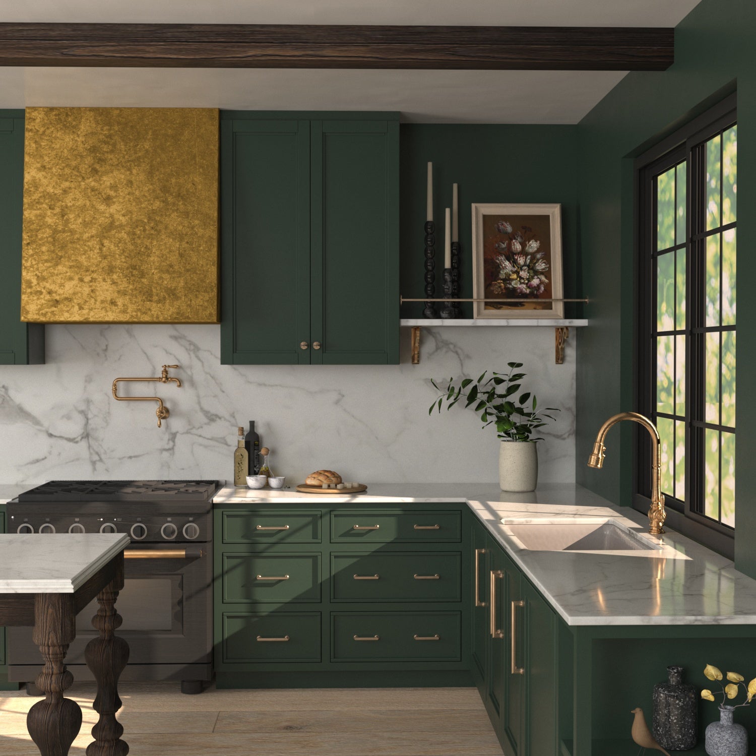 champagne bronze knob