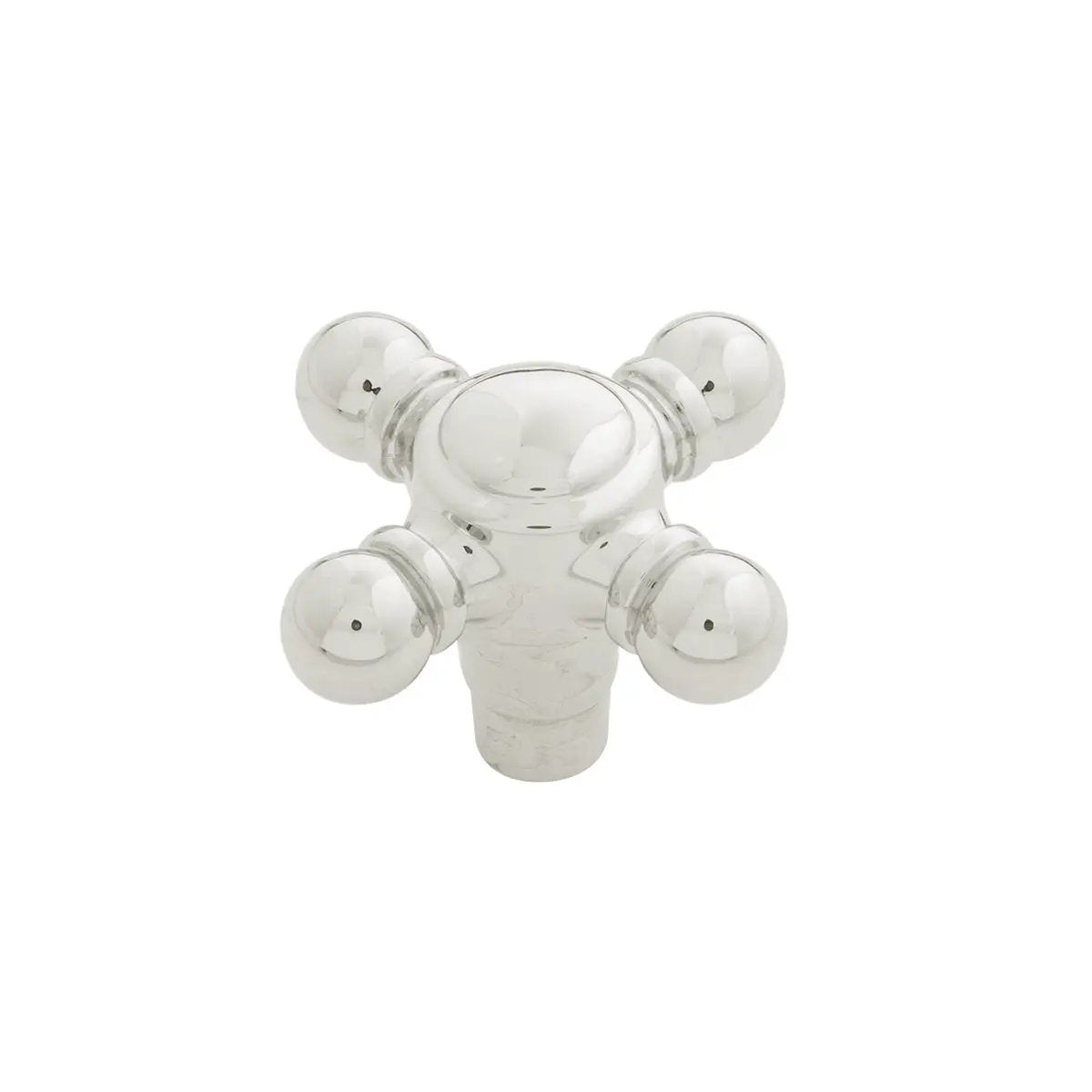 polished nickel knob