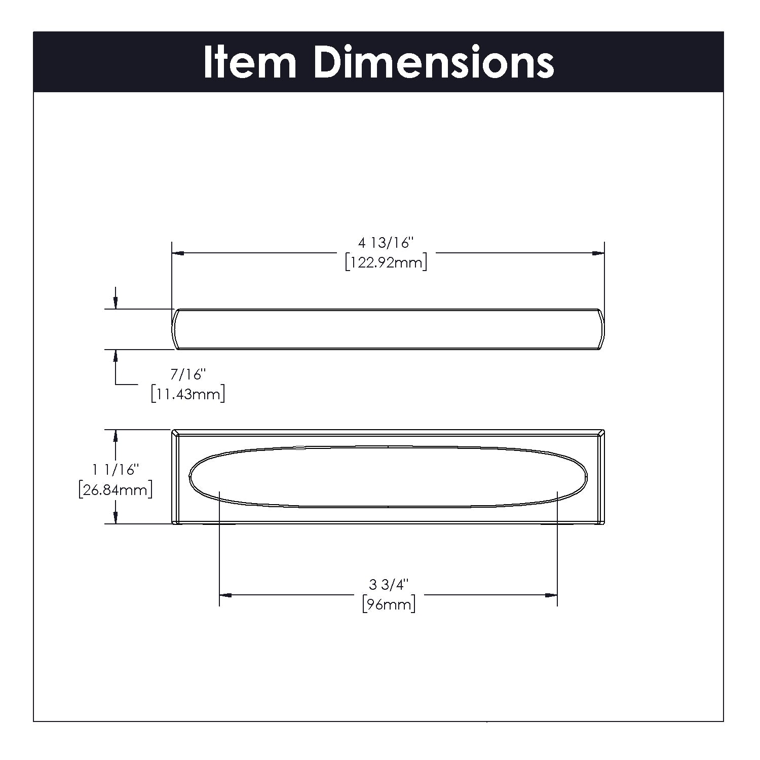 matte black ingot pull