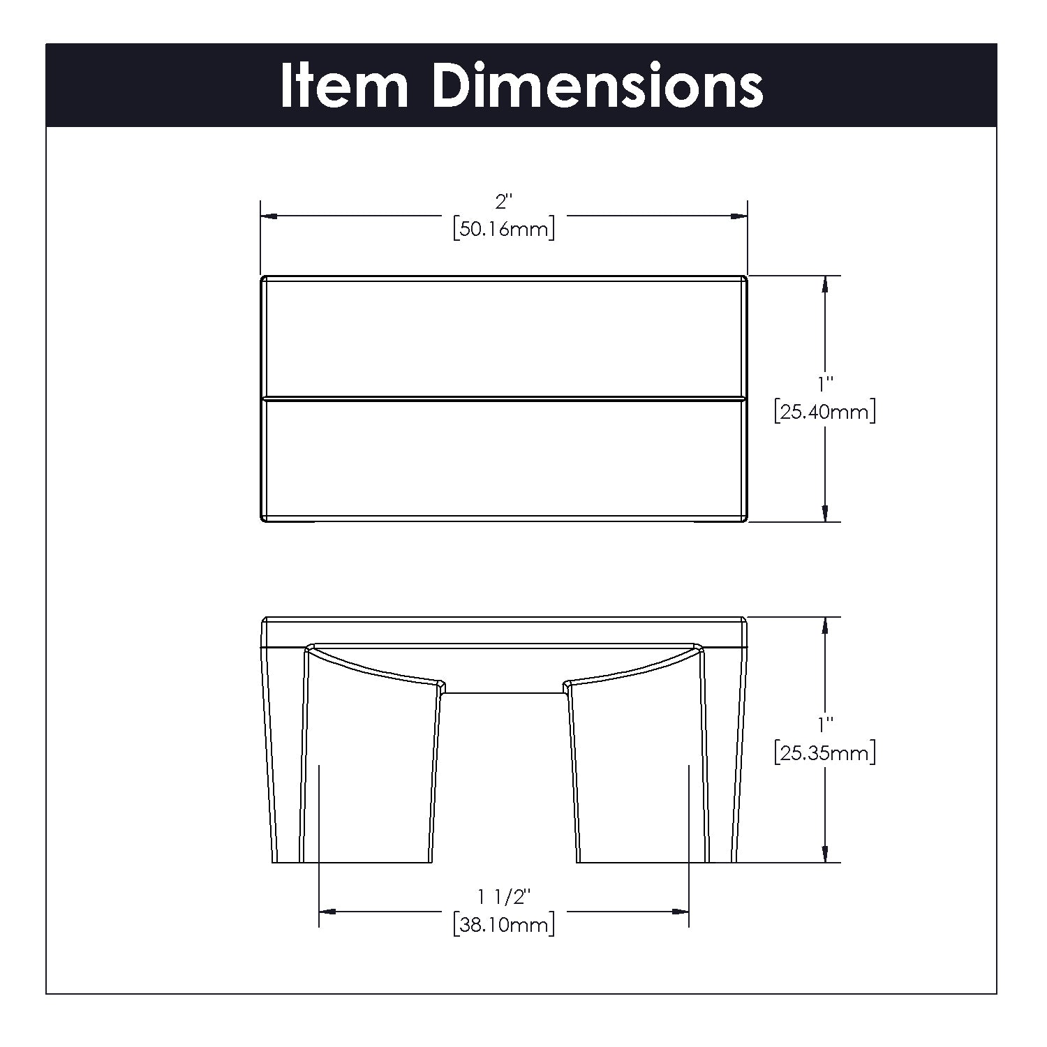 polished nickel pull