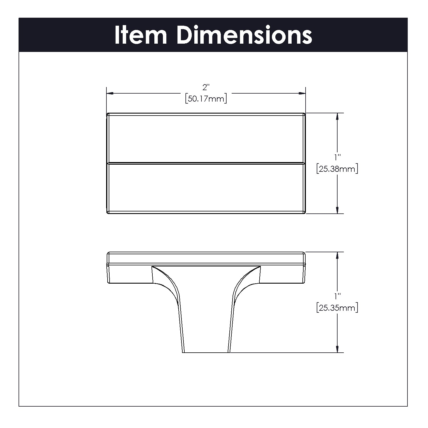 polished nickel knob