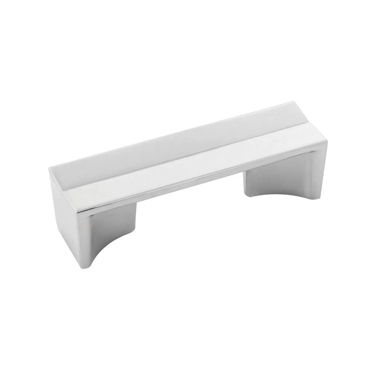 polished nickel pull
