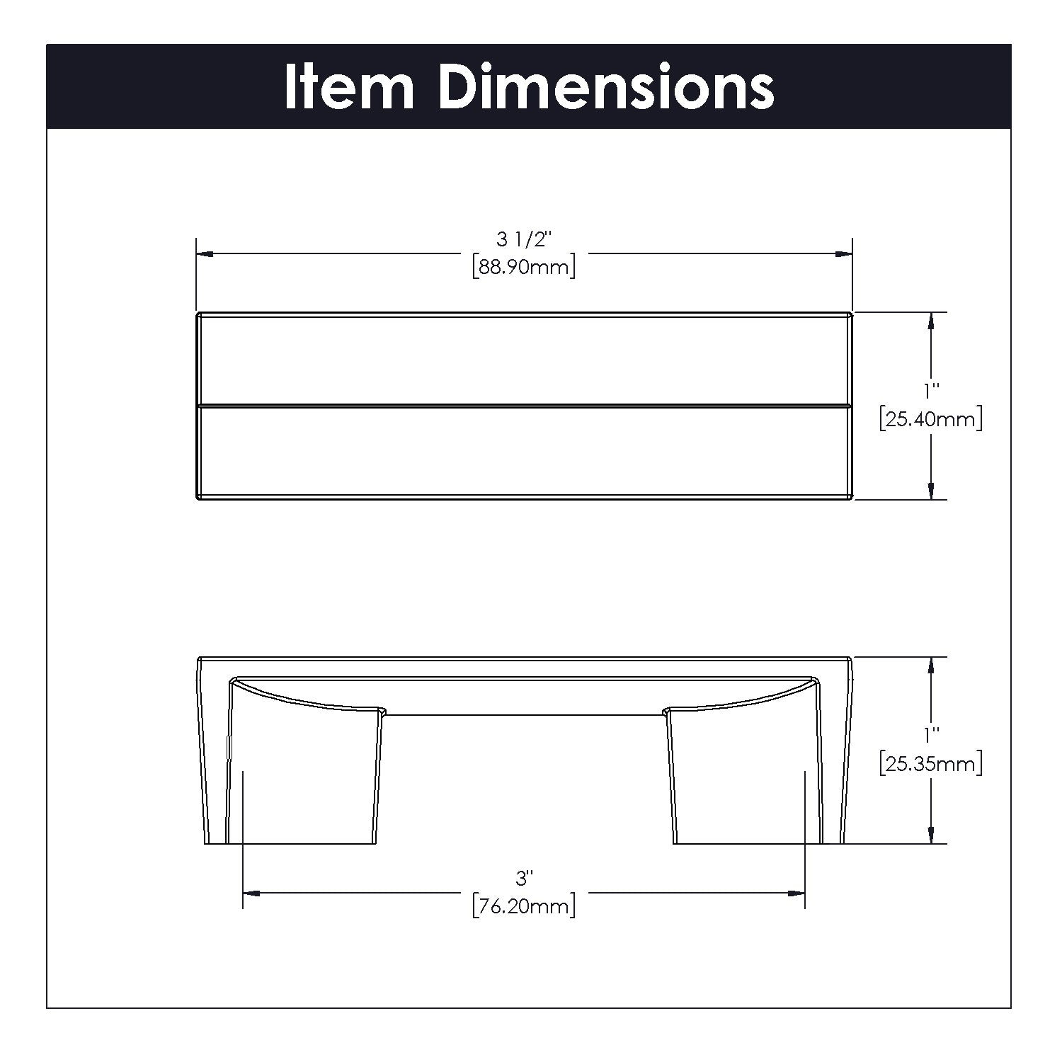polished nickel pull