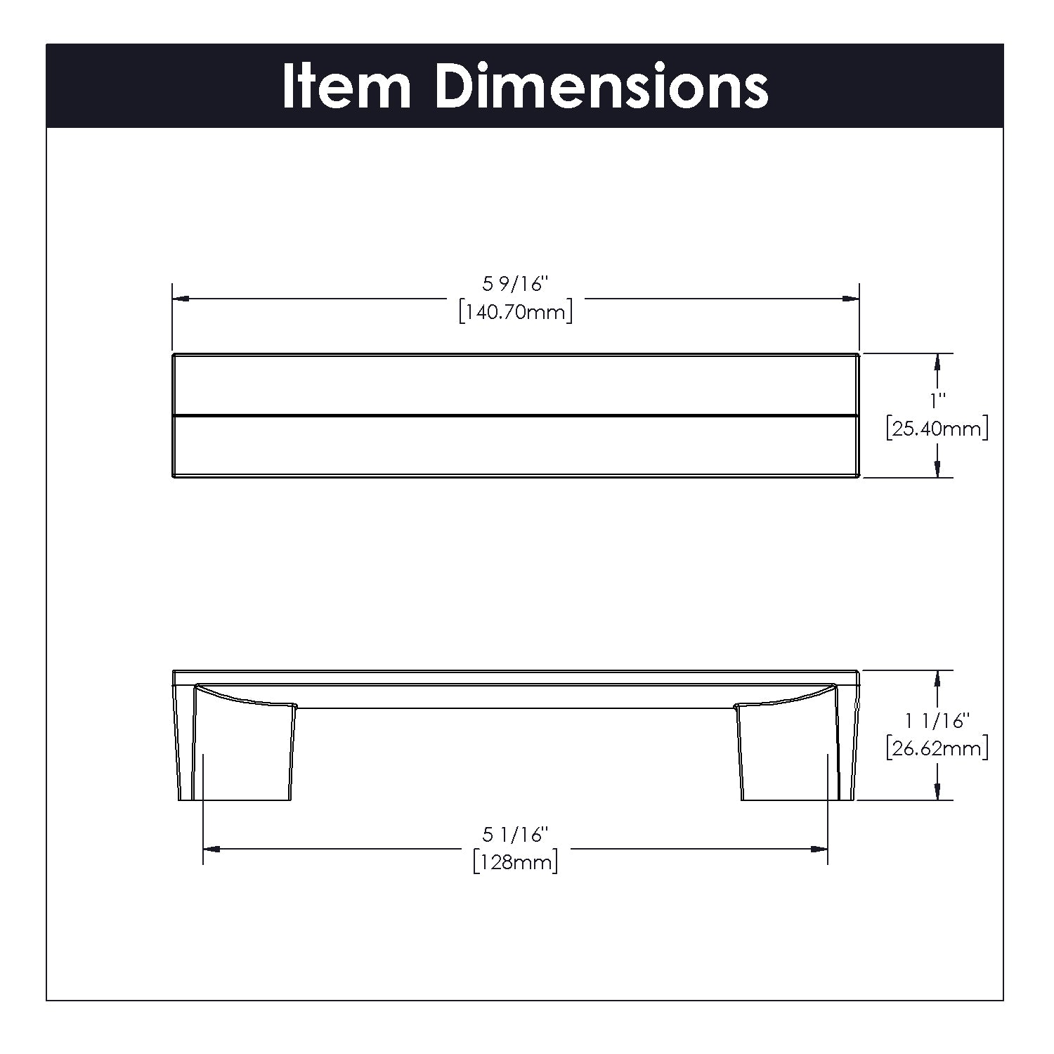 polished nickel pull