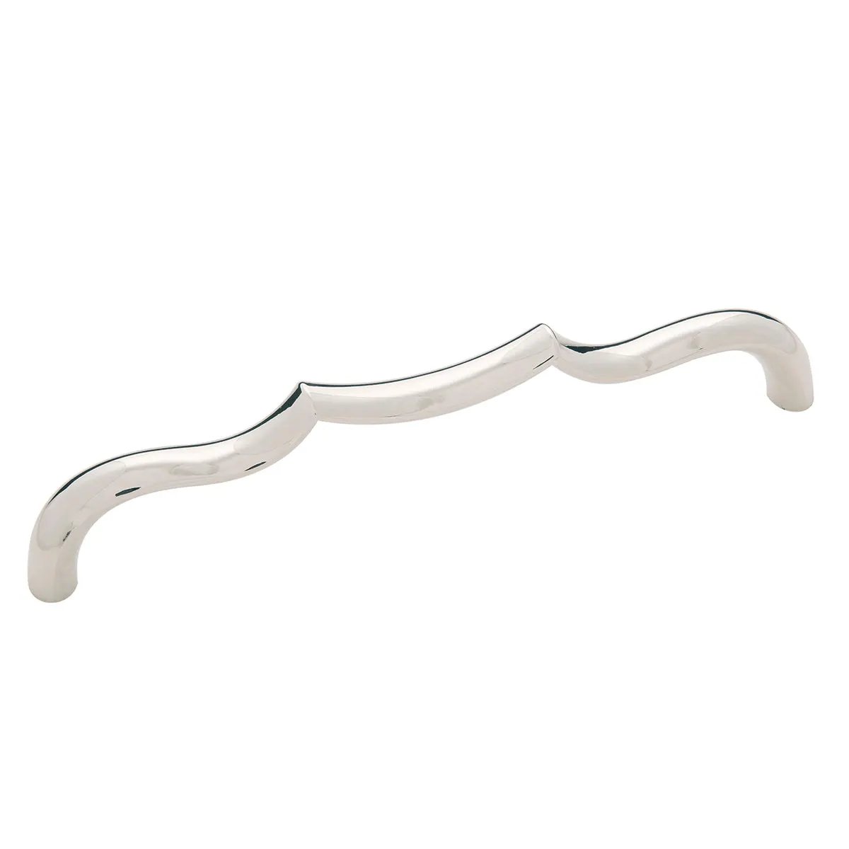 polished nickel pull