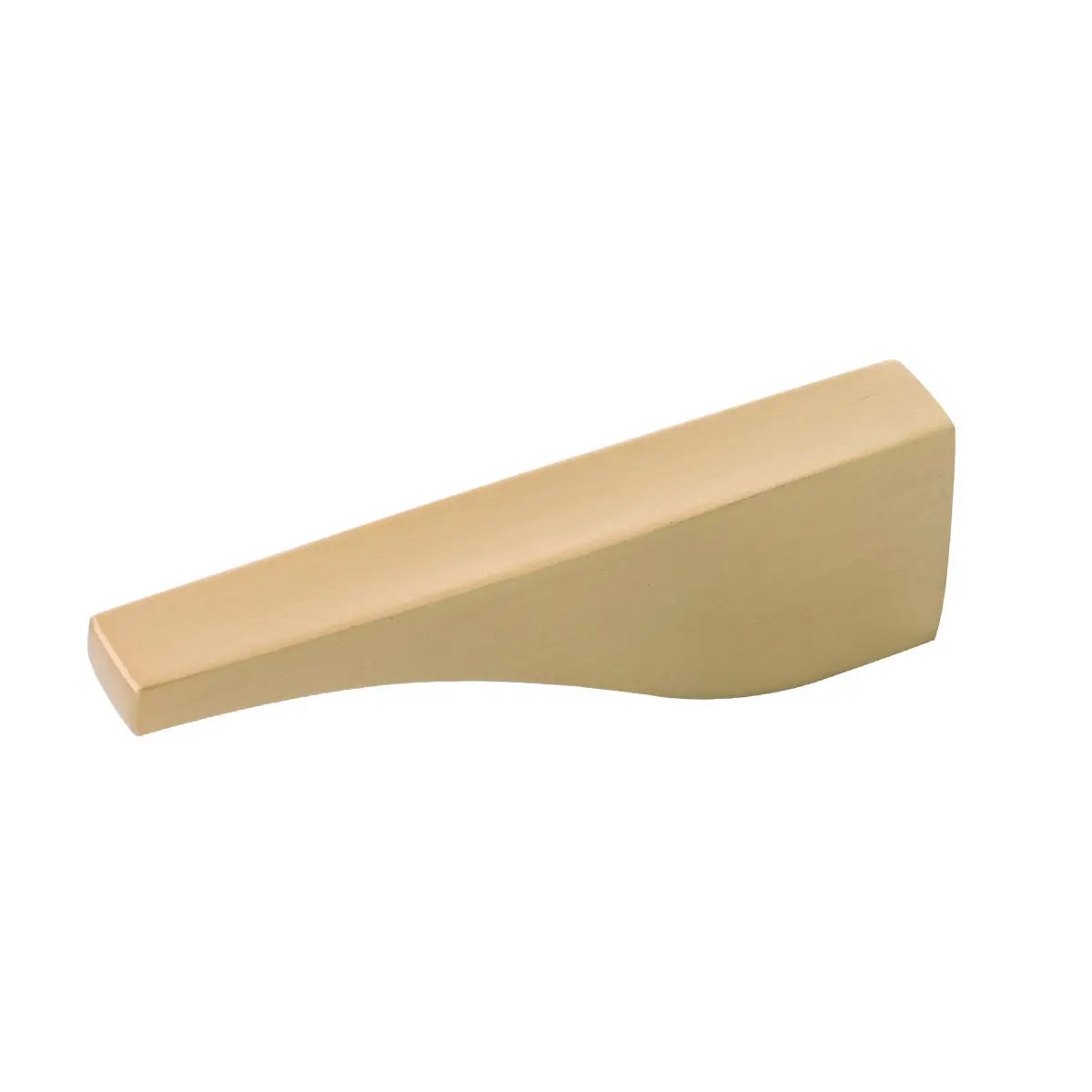 brushed golden brass knob