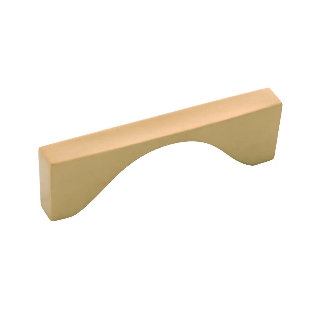 brushed golden brass pull