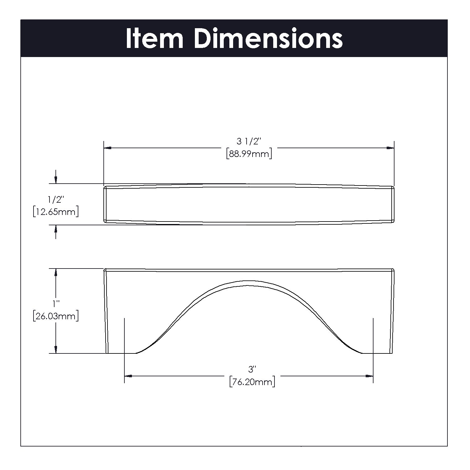 brushed golden brass pull