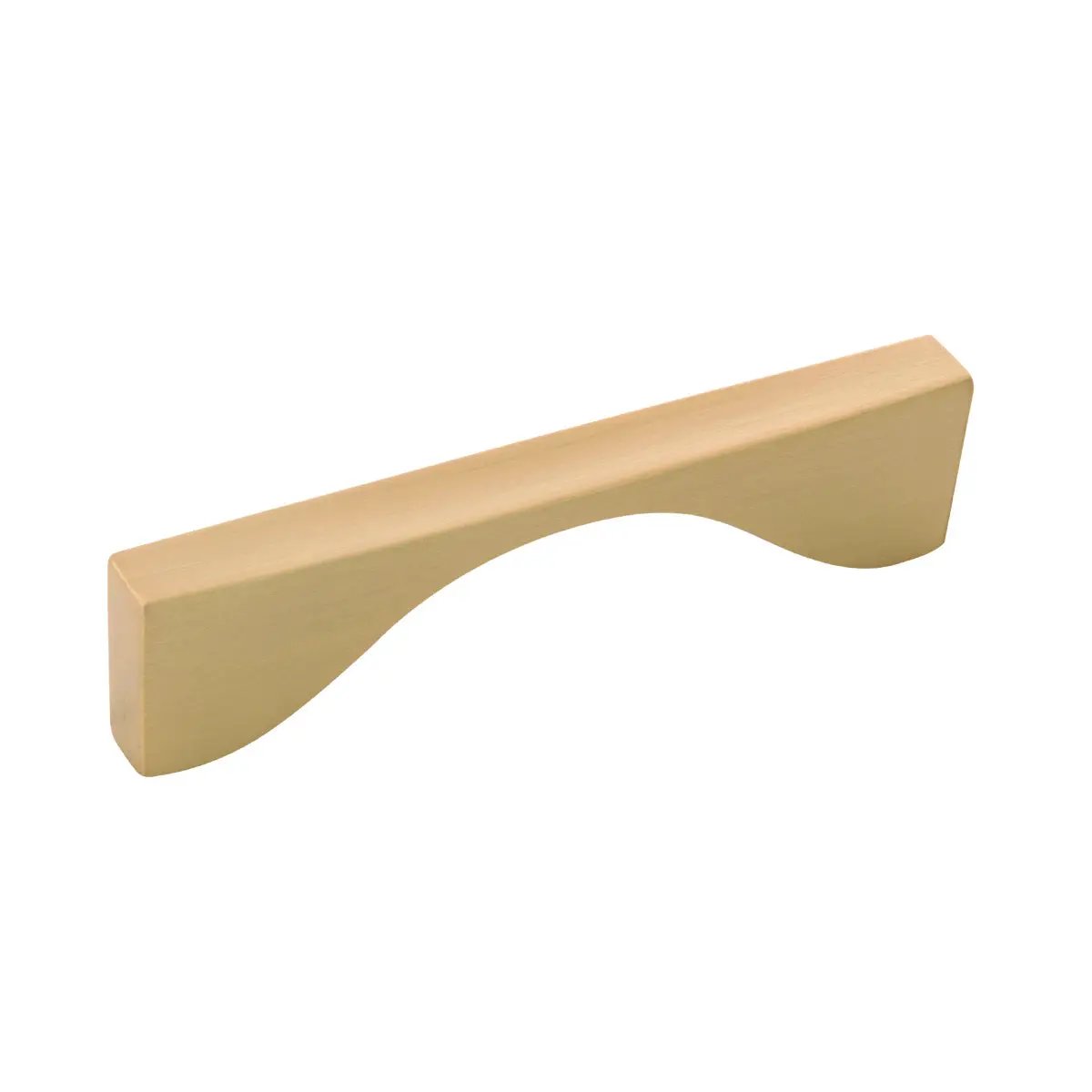 brushed golden brass pull