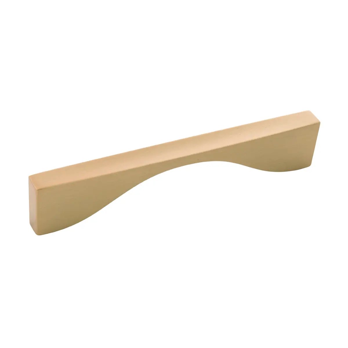 brushed golden brass pull