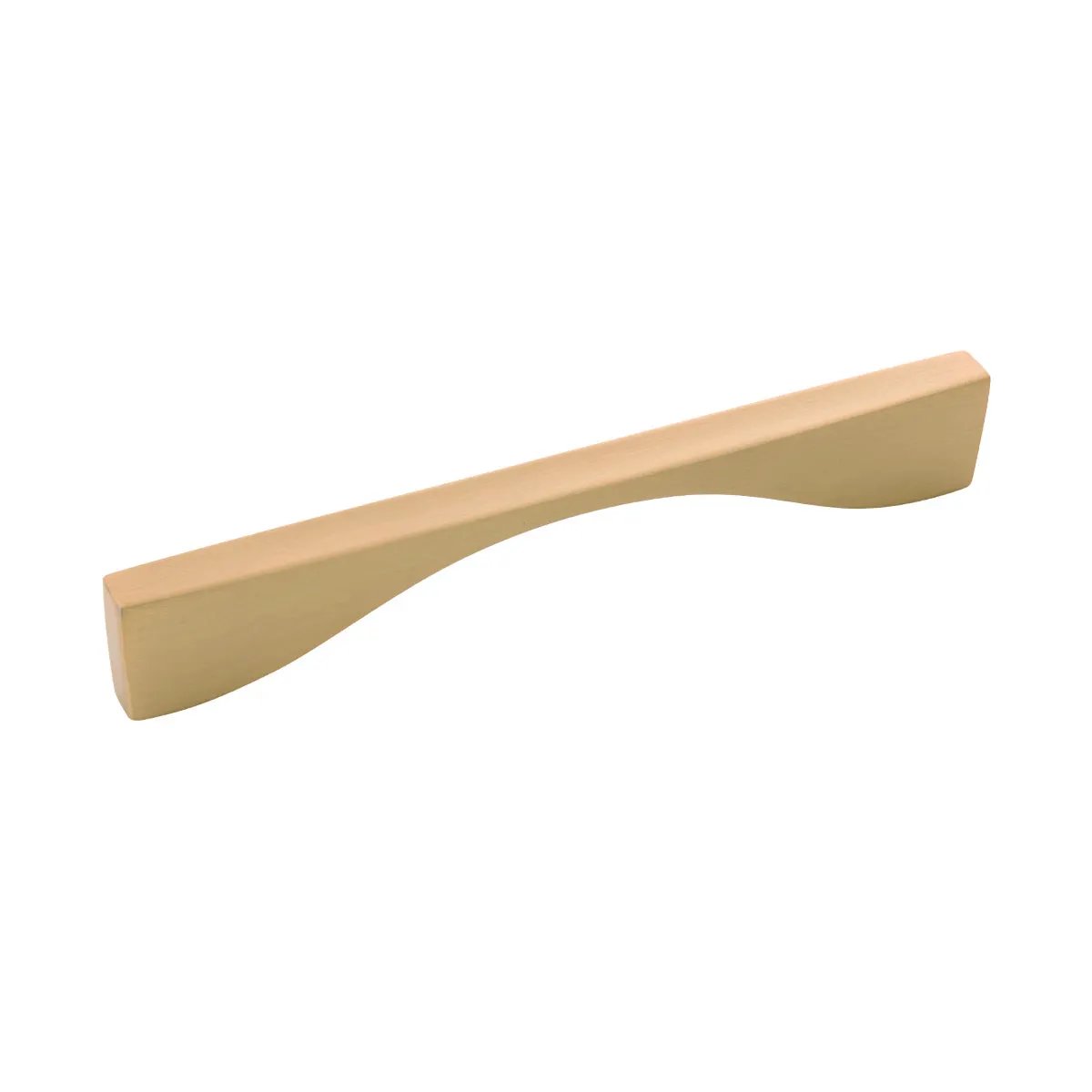 brushed golden brass pull